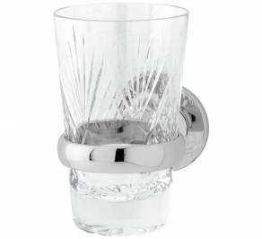 Стакан для зубных щеток Gentry Home GH Oxford, crystal_tumbler_holder_8376