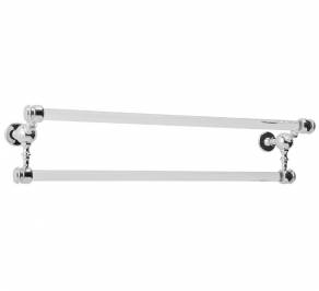 Держатель для полотенец Gentry Home GH Queen, double_towel_rail_in_glass_10235-G