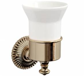 Стакан для зубных щеток Gentry Home GH Sun, wall_mounted_holde_10647-oro
