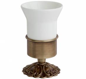 Стакан для зубных щеток Gentry Home GH Ivy, ceramic_tumbler_holder_10724-bronzo