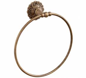Держатель для полотенец Gentry Home GH Ivy, towel_ring_10749-bronzo