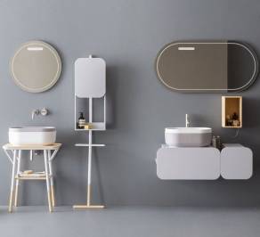 Комплект в ванную Novello Oblon, oblon_kei