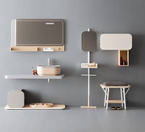 Комплект в ванную Novello Oblon, oblon_jaku