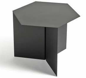 Кофейный, журнальный столик HAY Slit Table, slit-table-hexagon-1