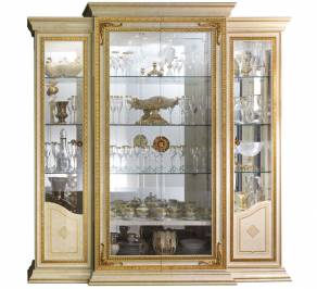 Витрина Arredo Classic Leonardo, Leonardo 4/Doors Glass Cabinet
