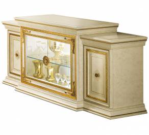 Буфет Arredo Classic Leonardo, Leonardo 4/Doors Buffet With Glass Doors