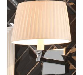 Светильник  настенный настенный (Бра) Imperial Bathroom IB Lightning Collection, ib_astoria_wall_lamp_with_round_flat_pleated