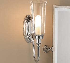 Светильник  настенный настенный (Бра) Imperial Bathroom IB Lightning Collection, ib_avila_wall_light_with_glass_shade