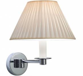Светильник  настенный настенный (Бра) Imperial Bathroom IB Lightning Collection, ib_brokton_wall_light_with_a_flat_pleated