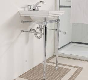 Пьедестал Imperial Bathroom IB Astoria Deco, ib_cloak_basin_stand_with_towel_rail_astoria_deco