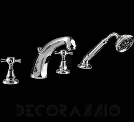 Смеситель для ванной Imperial Bathroom IB Glace - ib_glace_4_hole_bath_filler_and_handset_kit