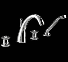 Смеситель для ванной Imperial Bathroom IB Gioiello, ib_gioiello_4_hole_bath_filler_and_handset_kit