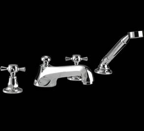 Смеситель для ванной Imperial Bathroom IB Cou, ib_cou_4_hole_bath_filler_and_handset_kit