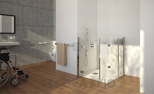 Душевая перегородка Box Docce 2B Serie 4000 DesignforAll - h8a