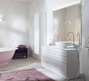 Комплект в ванную Burgbad Crono, HSGS040/SEVI120/SIGW120