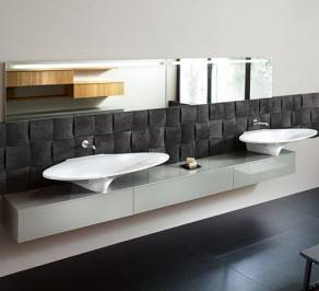 Комплект в ванную Burgbad Pli, KOAA120/SELA100/SIHU160
