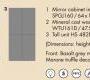 Комплект в ванную Burgbad Sinea 1.0 - WTU161D/HS482E/SPGJ160