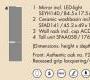 Комплект в ванную Burgbad Yso - SFAD141/SEYH140/SFAA058