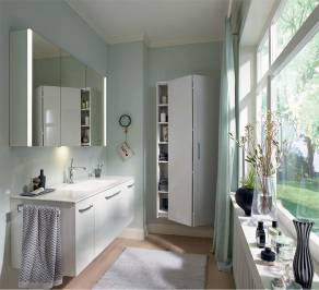 Комплект в ванную Burgbad Echo, WUYH080/KBAU141/SPHC140