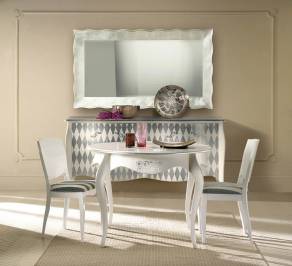 Комплект в столовую Modenese Gastone Contemporary, mg-drs-02-white