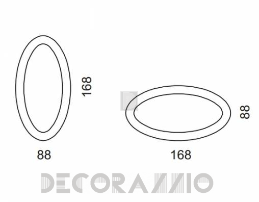 Зеркало навесное DV Home Post - Post M_1