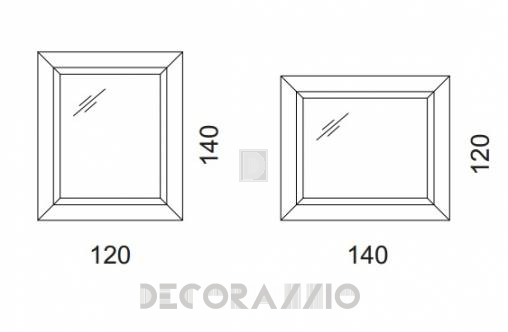 Зеркало навесное DV Home Byron - Byron M_1