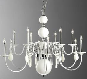 Светильник  потолочный подвесной (Люстра) Illuminati Lighting Regina, MD8048-12A white