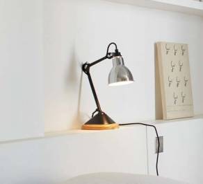 Светильник  настольный (Настольная лампа) Lampe Gras Classic Lamps, 207BL-CH ROUND-SMALL