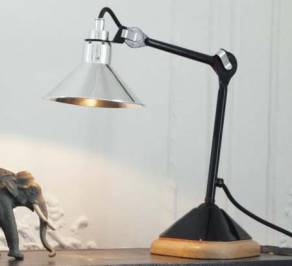 Светильник  настольный (Настольная лампа) Lampe Gras Classic Lamps, 207BL-CH CONIC-SMALL