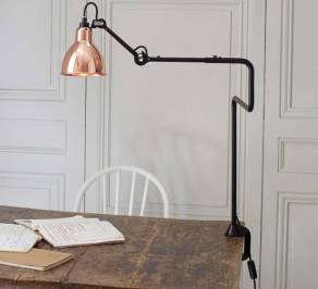 Светильник  настольный накладной (Настольная лампа) Lampe Gras Classic Lamps, 211-311BL-COP ROUND