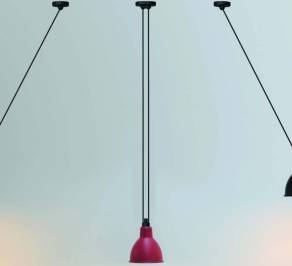 Светильник  потолочный подвесной (Люстра) Lampe Gras Classic Lamps, 322BL-RED ROUND-L