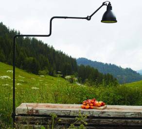 Светильник уличный настенный накладной (Бра) Lampe Gras XL Outdoor Lamps, 217-XL BL-BL ROUND-XL