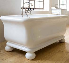 Ванна из литьевого мрамора Traditional Bathrooms Mineralguss, BCTRO.Fwhite