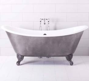 Ванна из литьевого мрамора Traditional Bathrooms Mineralguss, ALB.IMP3Fsilver_1