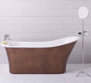 Ванна из литьевого мрамора Traditional Bathrooms Mineralguss, ALB-MON1.Thbronze