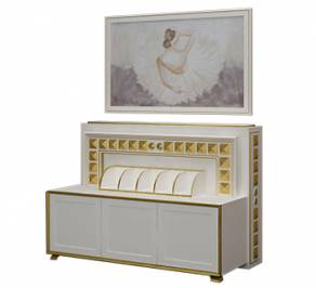 ТВ-аудио стойка Vismara Design Piramid, TV-Lift&Bar-158-Piramid