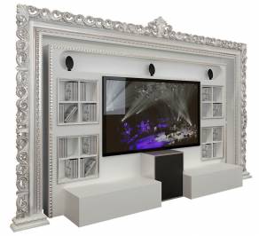 ТВ-аудио стойка Vismara Design Baroque, The-Wall-Baroque-1