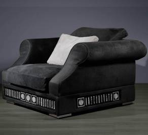 Кресло Vismara Design Glass Eyes, Cushion-Armchair-125-Glass-Eyes