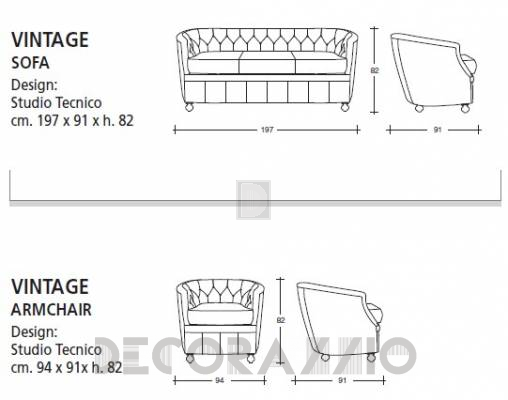Кресло Vismara Design Vintage - Vintage-Armchair