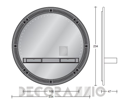 Зеркало навесное Vismara Design Glass Eyes - stargate-big-mirror-glass-eyes