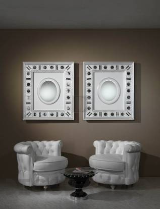 Зеркало навесное Vismara Design Glass Eyes - oval-mirror-glass-eyes-2