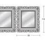 Зеркало навесное Vismara Design Baroque - mirror-baroque