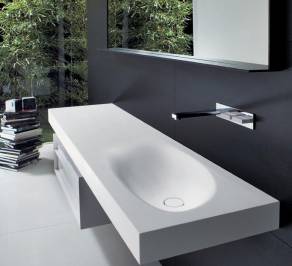 Подвесная раковина Falper Integrated Tops, shape_h10_93x48x10