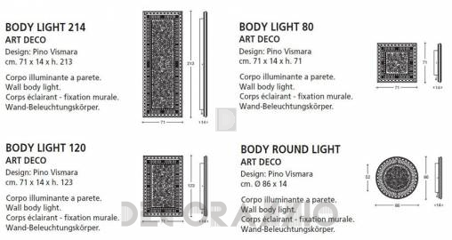 Светильник настенный (Светильник) Vismara Design Art Deco - body-light-214-artdeco
