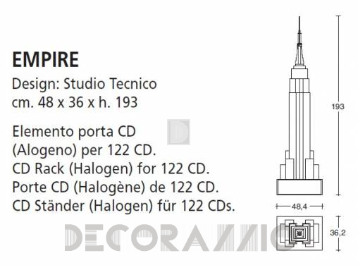 Светильник напольный (Светильник) Vismara Design Modern - empire-modern