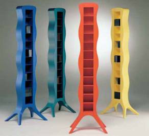 Стеллаж Vismara Design CD-DVD Rack, cd-magma