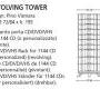 Стеллаж Vismara Design CD-DVD Rack - cd-dvd-revolving-tower