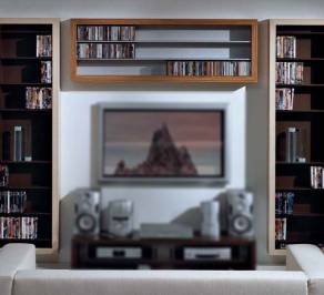 Полка навесная Vismara Design CD-DVD Rack, cd-dvd-soft-rock