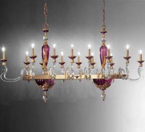 Светильник  потолочный подвесной (Люстра) Euroluce Barocco Axis, BA8FGB_C