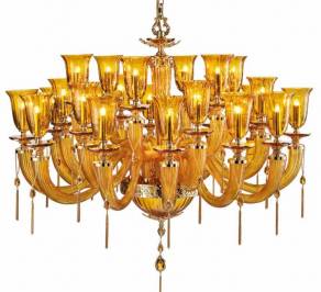 Светильник  потолочный подвесной (Люстра) Euroluce Julienne, JL6SG_AmGl